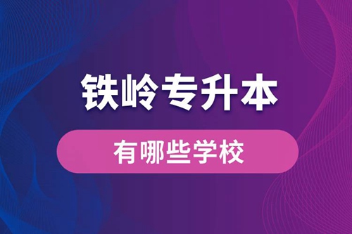 鐵嶺專升本有哪些學校？