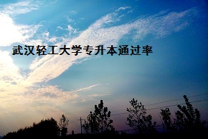 武漢輕工大學(xué)專升本通過(guò)率
